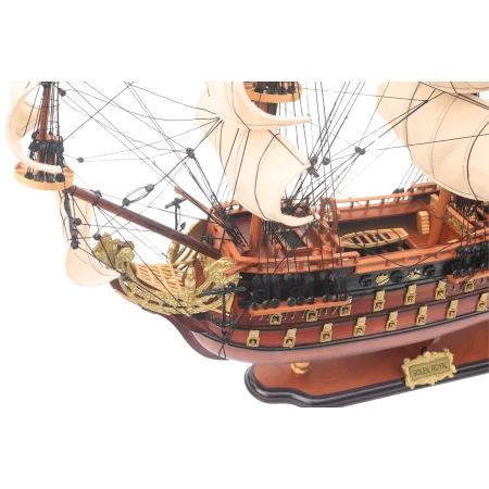 Model żaglowca Soleil Royal – ekskluzywny okręt flagowy Ludwika XIV, 80 cm